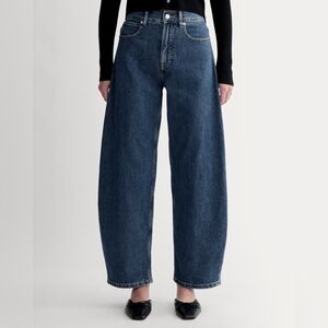 Everlane Blue Flare Wide Leg Jeans
